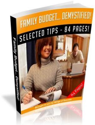 Product picture Family Budget Made Easy Download Free PLR Ebooks