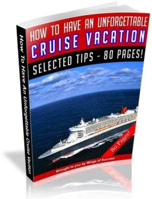 Product picture Have an Unforgettable Cruise Vacation free PLR ebook