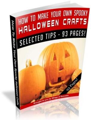 Product picture Make Your Own Spooky Halloween Crafts free PLR ebook