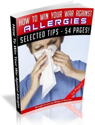 Product picture Win Your War Against Allergies Free PLR Ebook download