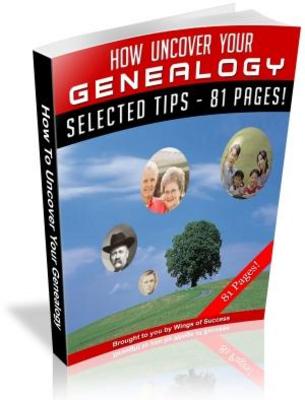 Product picture How Uncover Your Genealogy Free PLR ebook Download