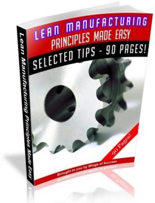 Product picture Lean Menufacturing Principles Made Easy free PLR ebook